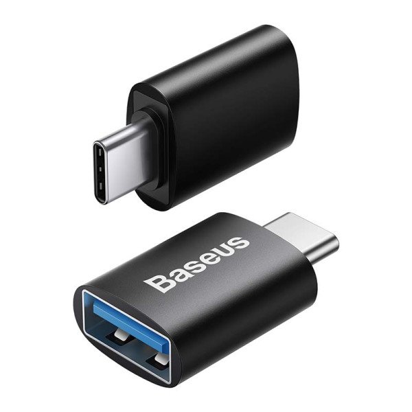 „Baseus Ingenuity“ USB-C į USB-A adapteris OTG juodas