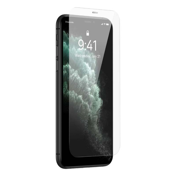Baseus 03 mm viso stiklo grūdinto stiklo plėvelė 2 vnt pakuotė skirta iPhone XR/11 61 colio