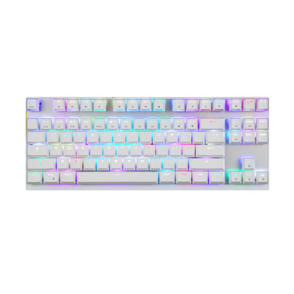 Mechaninė žaidimų klaviatūra Motospeed K82 RGB balta