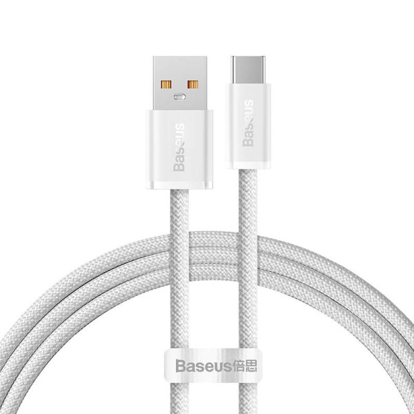 Laidas iš USB į USB-C Baseus Dynamic Series 100 W 1 m baltas