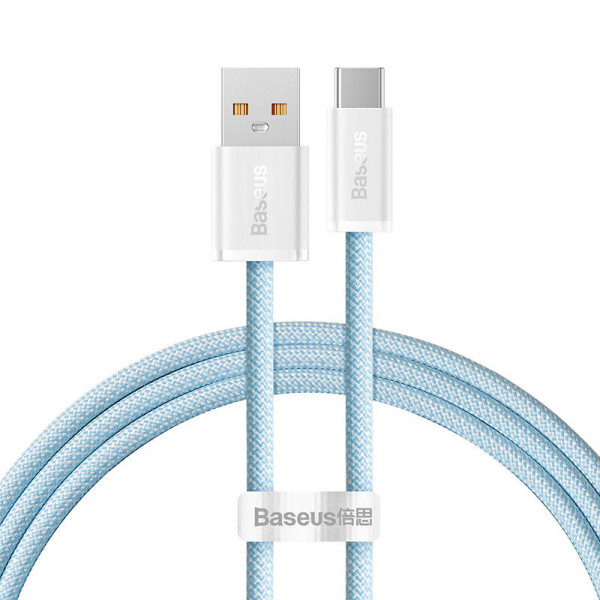 Laidas iš USB į USB-C Baseus Dynamic Series 100 W 1 m mėlynas