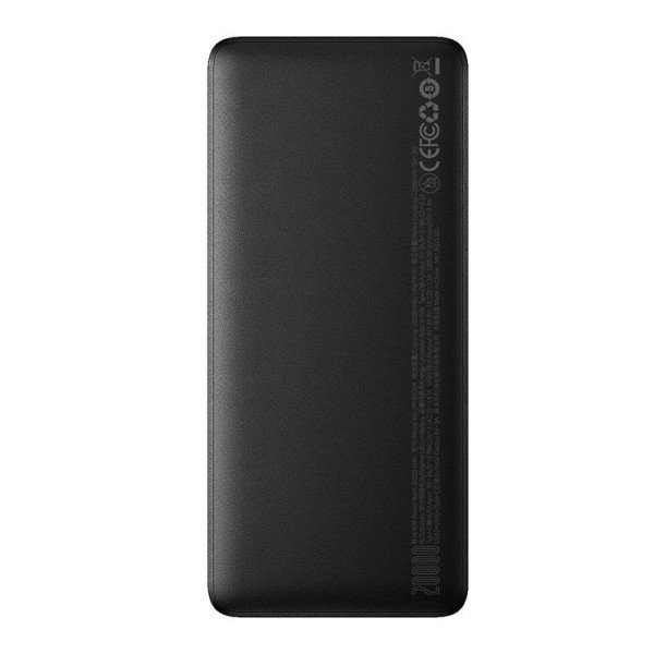 Powerbank Baseus Bipow 20000mAh 2x USB USB-C 25W juoda