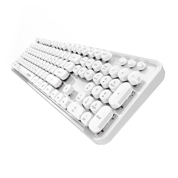 Belaidė klaviatūra + pelė MOFII Sweet 24G balta