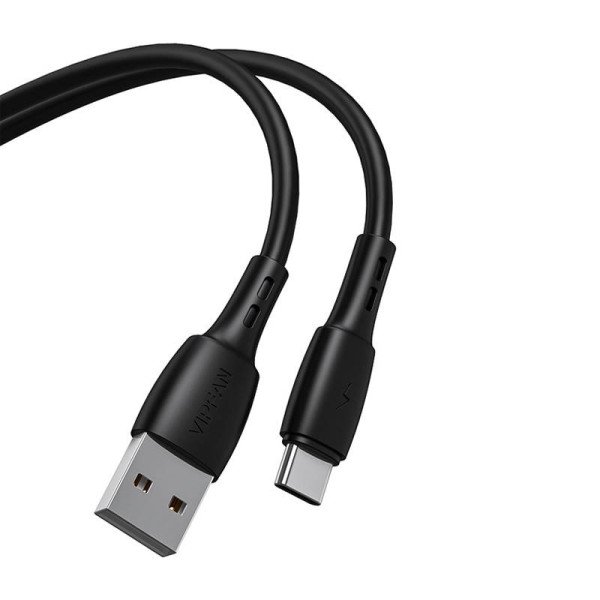 USB į USB-C laidas Vipfan Racing X05 3A 2m juodas