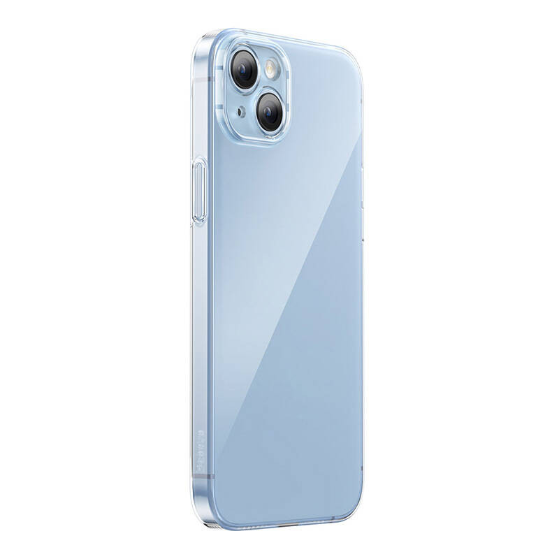 Baseus Crystal serijos dėklas skirtas iPhone 14 Plus + grūdintas stiklas Baseus Crystal serijos dėklas skirtas iPhone 14 Plus + grūdintas stiklas