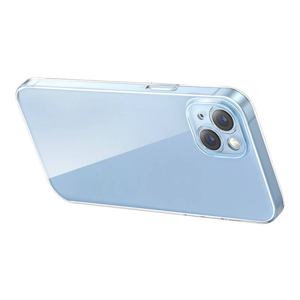 Baseus Crystal serijos dėklas skirtas iPhone 14 Plus + grūdintas stiklas