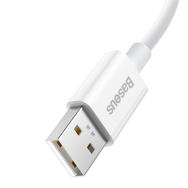 „Baseus Superior“ serijos kabelis iš USB į USB-C 65 W PD 1 m baltas