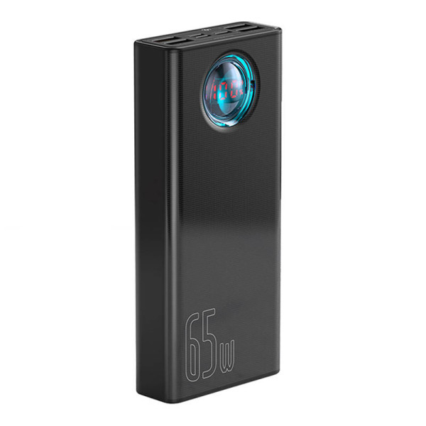 Powerbank Baseus Amblight 30000mAh 4xUSB USB-C 65W juoda