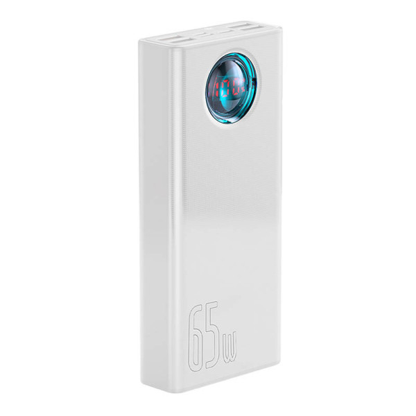 Powerbank Baseus Amblight 30000mAh 4xUSB USB-C 65W balta