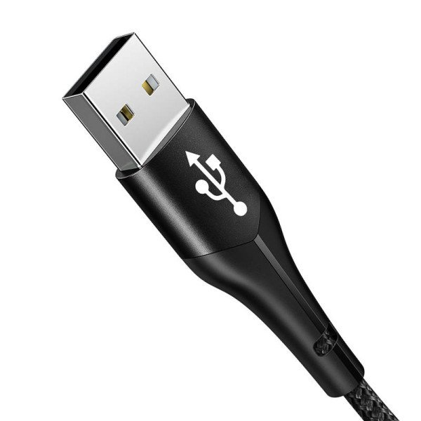 USB į USB-C Mcdodo Magnificence CA-7960 LED laidas 1 m juodas