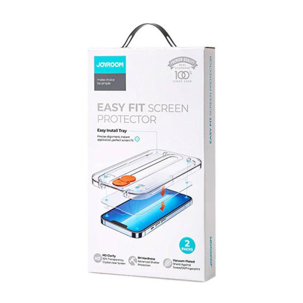 Viso ekrano grūdintas stiklas Joyroom Easy Fit JR-H09 skirtas Apple iPhone 14 61 