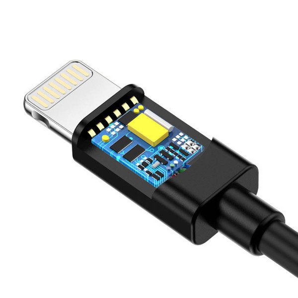 USB prie Lightning kabelis Choetech IP0026 MFi 12 m juodas