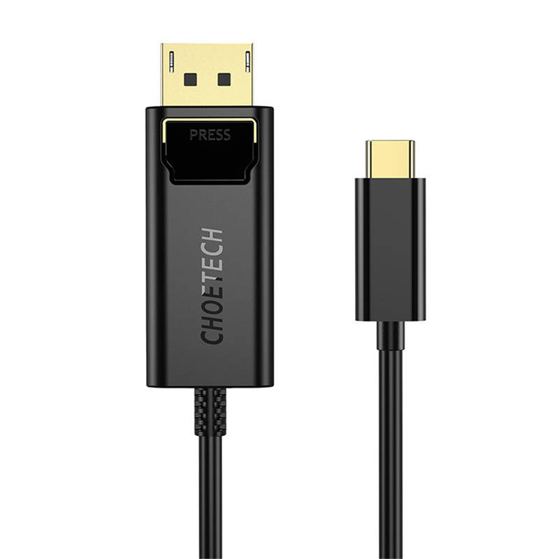 USB-C prie ekrano prievado kabelis Choetech XCP-1801BK vienakryptis 4K 18 m juodas USB-C prie ekrano prievado kabelis Choetech XCP-1801BK vienakryptis 4K 18 m juodas