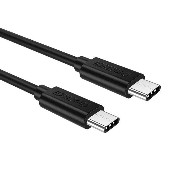 USB-C į USB-C laidas Choetech 1m juodas