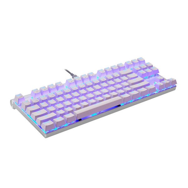 Mechaninė žaidimų klaviatūra Motospeed CK101 RGB balta