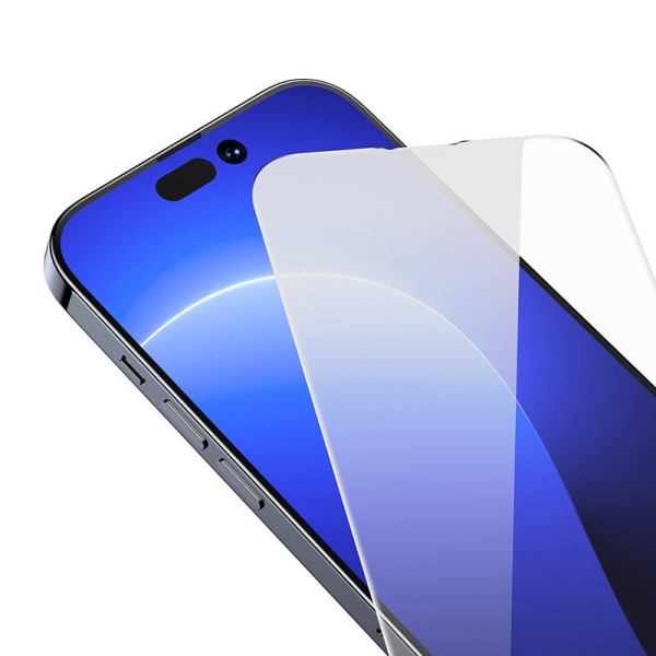 „Baseus Crystal Tempered Glass“ 03 mm skirtas „iPhone 14 Pro“ 2 vnt