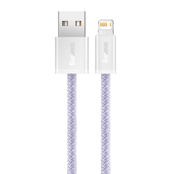USB laidas skirtas Lightning Baseus Dynamic 2 Series 24A 1m violetinė