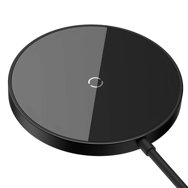 Magnetinis belaidis įkroviklis Baseus Simple Mini3 15W juodas