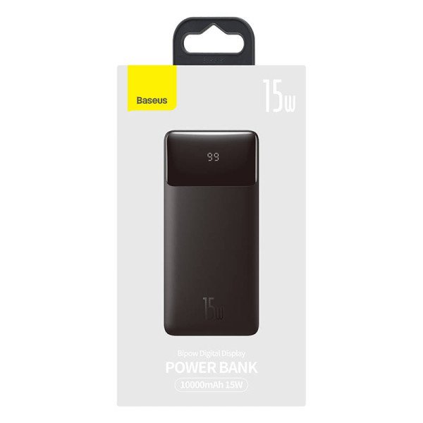 Powerbank Baseus Bipow 10000mAh 15W juoda