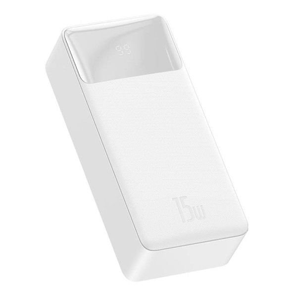 Powerbank Baseus Bipow 30000mAh 15W balta