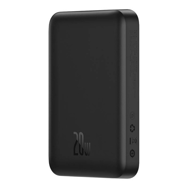 Powerbank Baseus Magnetic Mini 10000mAh USB-C 20W MagSafe juoda