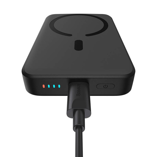 Powerbank Baseus Magnetic Mini 10000mAh USB-C 20W MagSafe juoda
