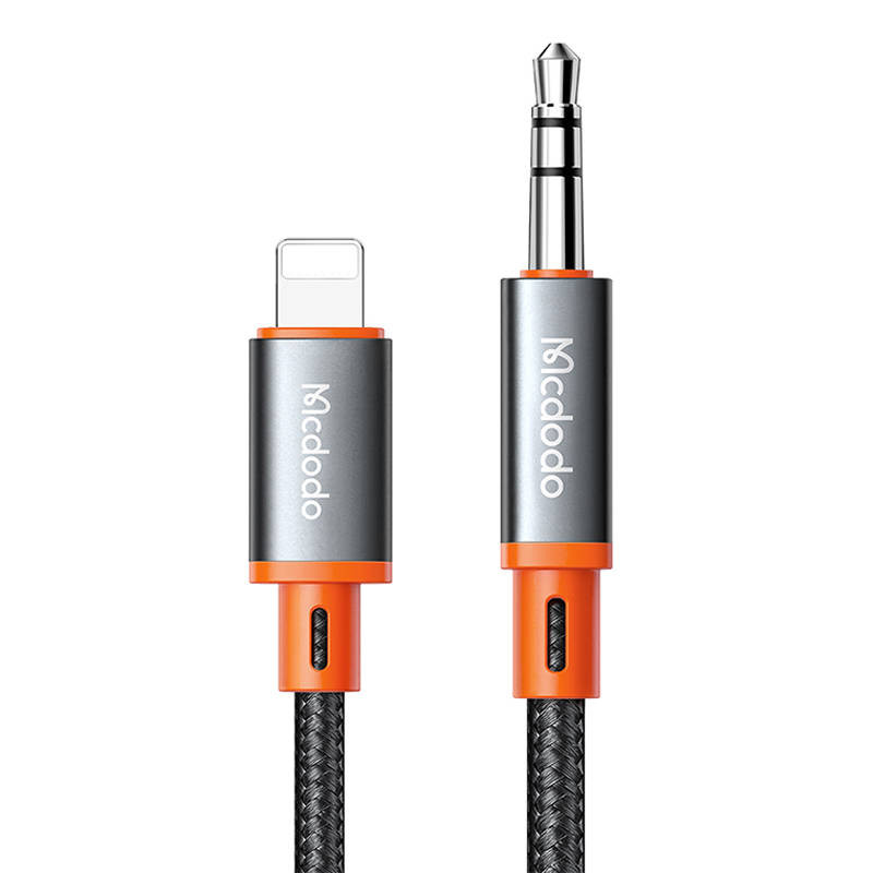 Kabelis Mcdodo CA-0780 Lightning iki 35 mm AUX mini lizdo 12 m juodas Kabelis Mcdodo CA-0780 Lightning iki 35 mm AUX mini lizdo 12 m juodas