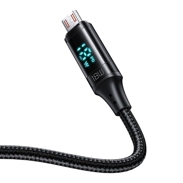 Kabelis Mcdodo CA-1070 USB į Micro USB 3A 12 m juodas