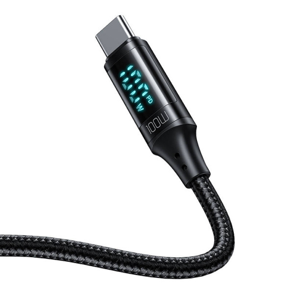 Kabelis Mcdodo CA-1100 USB-C į USB-C 100 W 12 m juodas