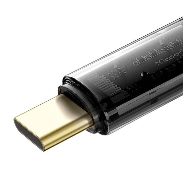 USB į USB-C laidas Mcdodo CA-2090 6A 12 m juodas
