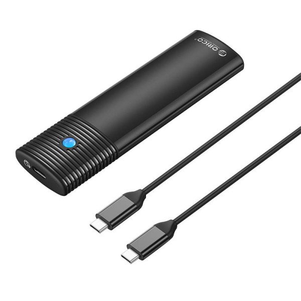 M2 NVMe išorinis korpusas Orico PWM2-G2-BK-EP USB-C 10 Gbps juodas