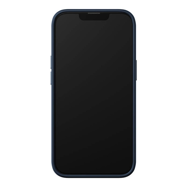 „Baseus“ skysto silicio dioksido magnetinis dėklas ir grūdintas stiklas skirtas „iPhone 14 Plus“ mėlynas