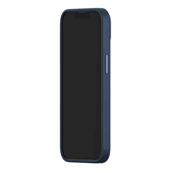 „Baseus“ skysto silicio dioksido magnetinis dėklas ir grūdintas stiklas skirtas „iPhone 14 Plus“ mėlynas