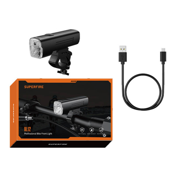 Dviračio žibintas Superfire BL12 4800mAh USB
