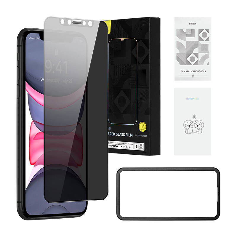 Grūdintas stiklas 03 mm Baseus skirtas iPhone 11/XR Grūdintas stiklas 03 mm Baseus skirtas iPhone 11/XR