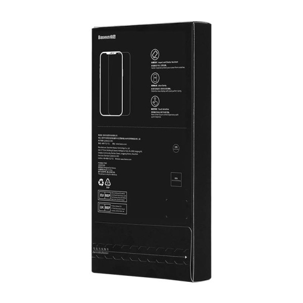 Grūdintas stiklas 03 mm Baseus skirtas iPhone 12 Pro Max
