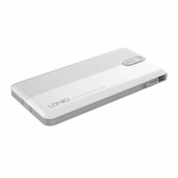 Powerbank LDNIO PL1013 10000mAh + 3in1 laidas baltas