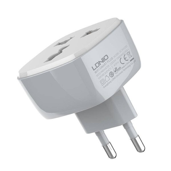 LDNIO SCW1050 Wi-Fi Smart Socket EU/US balta