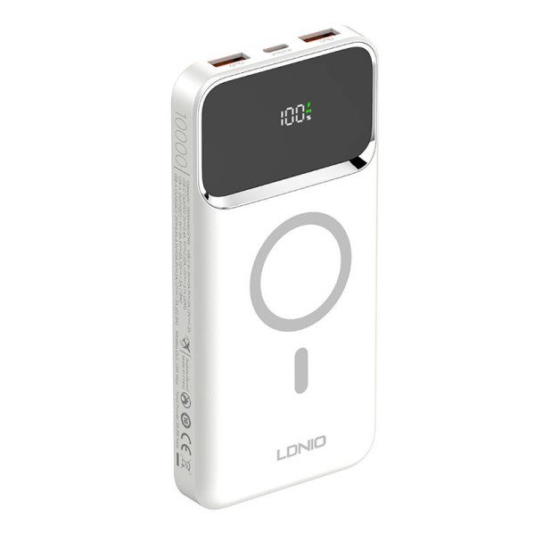 Powerbank LDNIO PQ12 15W 10000mah balta