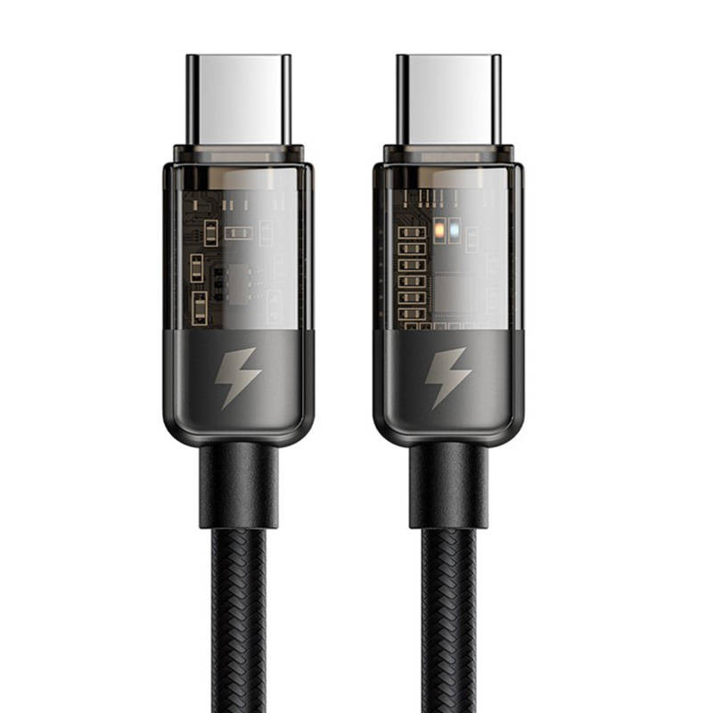 Laidas iš USB-C į USB-C Mcdodo CA-2840 PD 100 W 12 m juodas Laidas iš USB-C į USB-C Mcdodo CA-2840 PD 100 W 12 m juodas