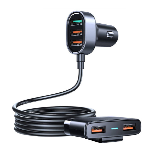 Automobilinis įkroviklis Joyroom JR-CL03 Pro 45W 5 jungčių USB juodas