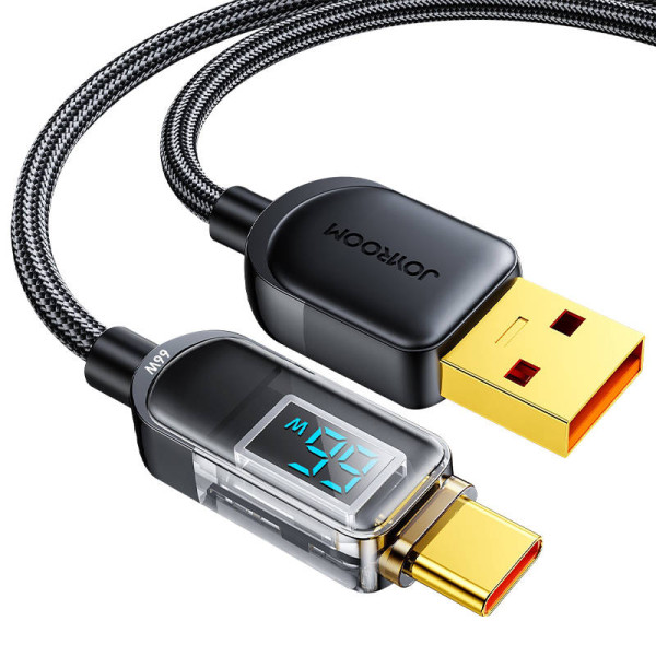 USB-A tipo C laidas 12 m Joyroom S-AC066A4 juodas