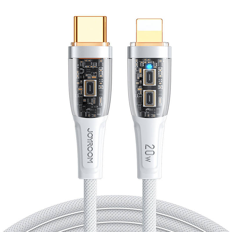 Laidas prie USB-C Lightning 20 W 12 m Joyroom S-CL020A3 baltas Laidas prie USB-C Lightning 20 W 12 m Joyroom S-CL020A3 baltas