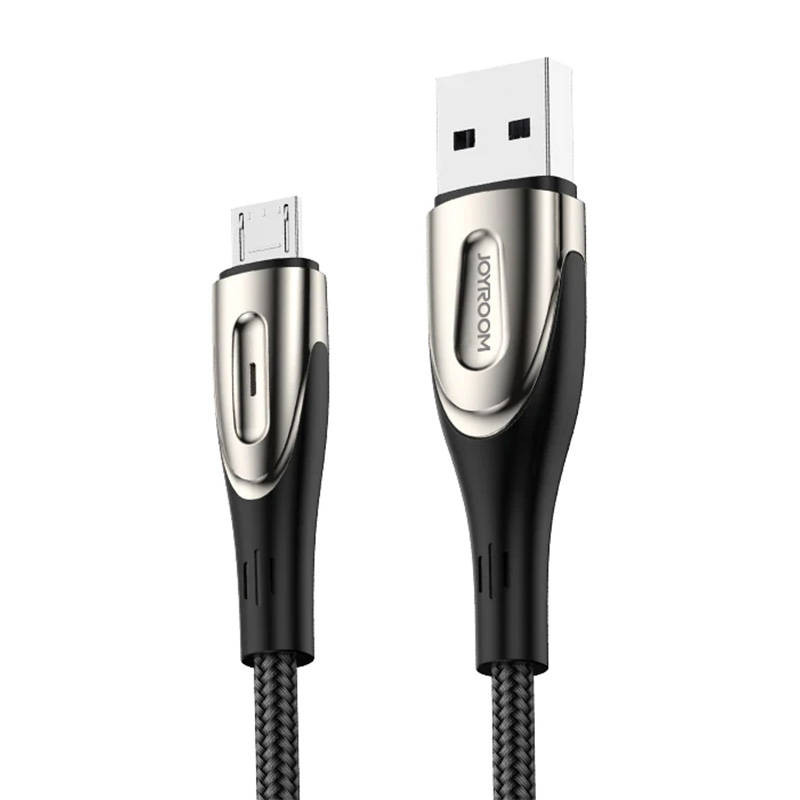 Greito įkrovimo laidas prie Micro USB / 3A / 2m Joyroom S-M41 juodas Greito įkrovimo laidas prie Micro USB / 3A / 2m Joyroom S-M41 juodas