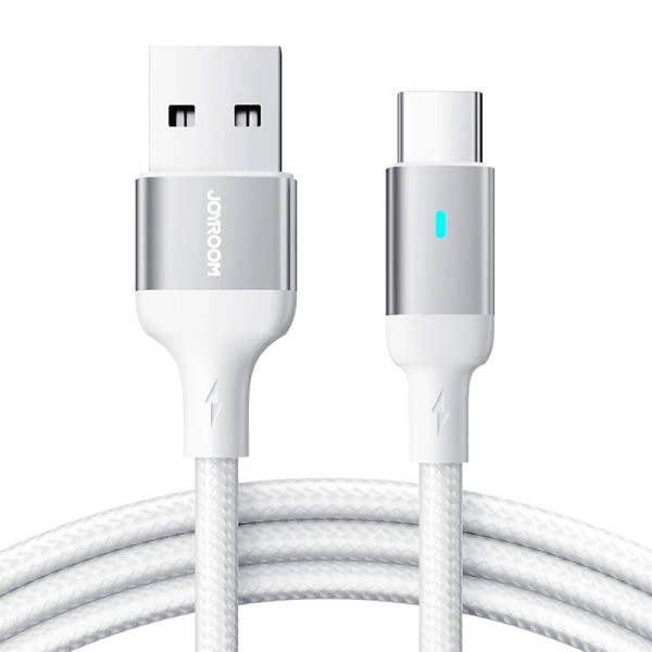 Laidas prie USB-A / Type-C / 3A / 3m Joyroom S-UC027A10 baltas
