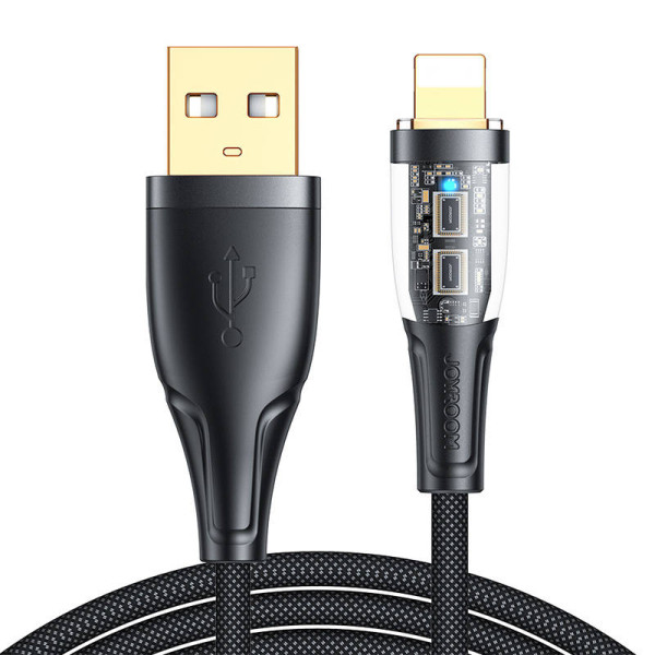 Kabelis prie USB-A / Lightning / 24A / 12 m Joyroom S-UL012A3 juodas