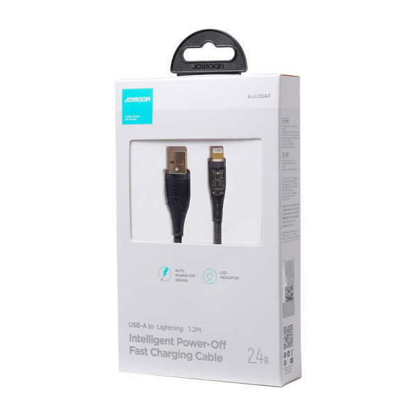 Kabelis prie USB-A / Lightning / 24A / 12 m Joyroom S-UL012A3 juodas