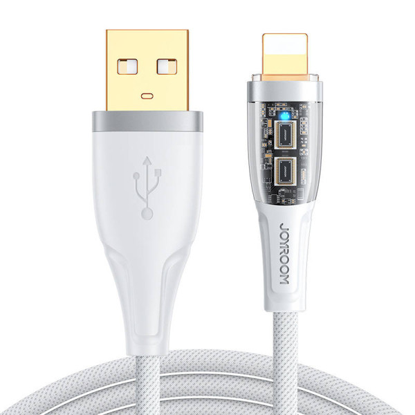 Kabelis prie USB-A / Lightning / 24A / 12 m Joyroom S-UL012A3 baltas
