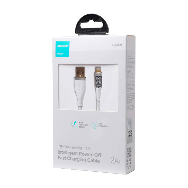 Kabelis prie USB-A / Lightning / 24A / 12 m Joyroom S-UL012A3 baltas