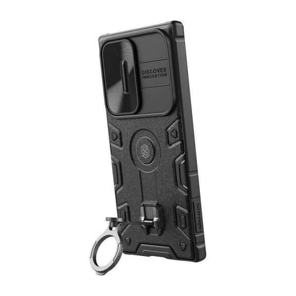 Nillkin CamShield Armor Pro dėklas skirtas Samsung Galaxy S23 Ultra juodas